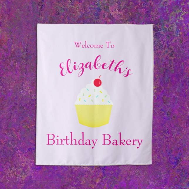 Tapete De Parede Cupcake Baking Birthday (Criador carregado)