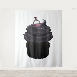 Tapete De Parede Cupcake Doce Engajamento