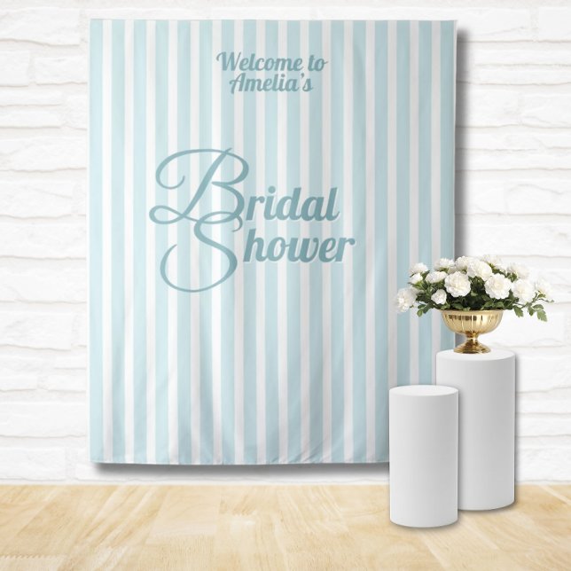 Tapete De Parede Custom Bridal Shower Banner - Elegant Decoration (Bridal Shower Party Banner Custom Welcome Signs)