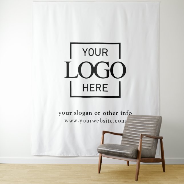 Tapete De Parede Custom Business Logo Corporate Event Backdrop (In Situ)