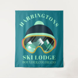 Tapete De Parede Custom Name & Location Ski Mask