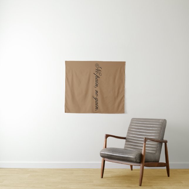 Tapete De Parede Custom text | gym motivation | And Light Brown, (In Situ (Horizontal))