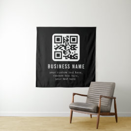 Tapete De Parede Customizable QR Code & Editable Text Design