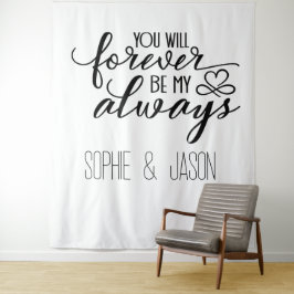 Tapete De Parede Customizable Romantic Quote Backdrop