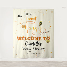 Tapete De Parede Cute Sweet Honey and Kawaii Eyeball Text Backdrop