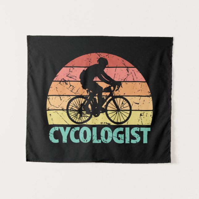 Tapete De Parede Cycologist Funny Cycling (Frente (Horizontal))