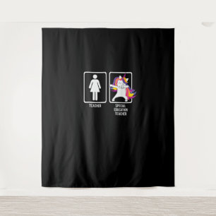 Tapete De Parede DABBING UNICORN SPECIAL EDUCATION TEACHER T-Shirt