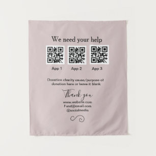 Tapete De Parede Dação Coleção de Dons jar adicionar seu nome q r c