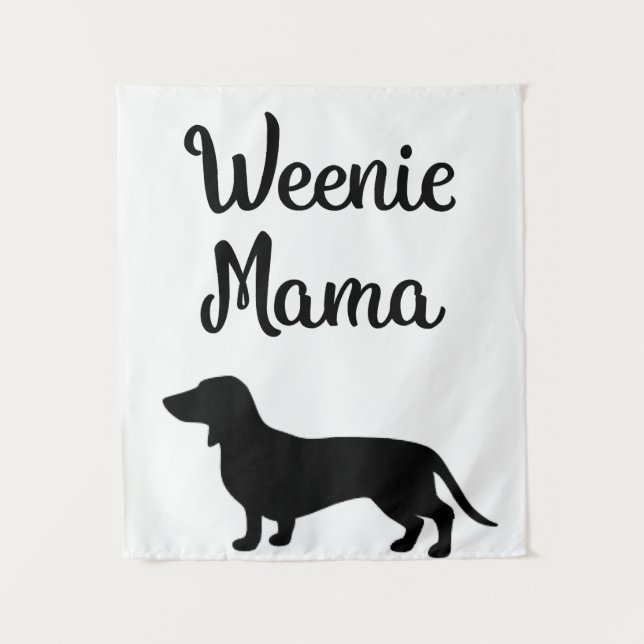 Tapete De Parede Dachshund Mom  Weiner Dog Womens Gift Premium (Frente)