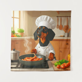 Tapete De Parede Dachshund "Sausage Dog"