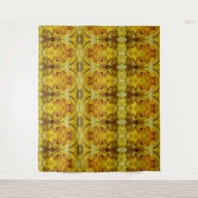 Tapete De Parede Daffodil Ikat Zen  (Frente)