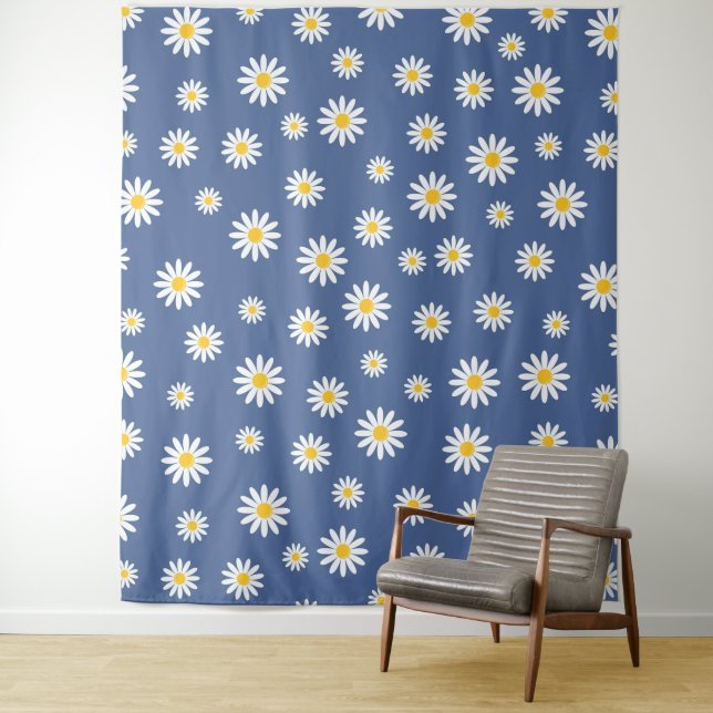 Tapete De Parede Daisy Meadows Blue (In Situ)