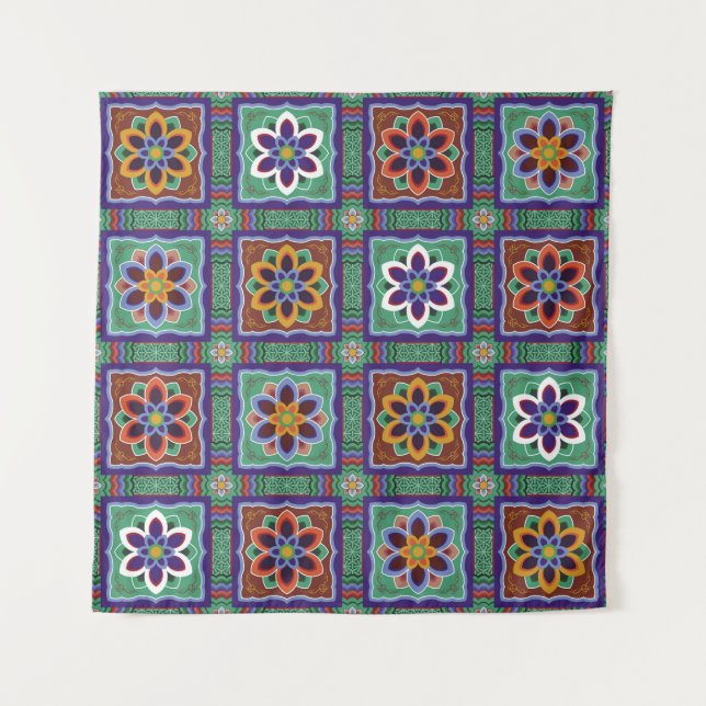 Tapete De Parede Dan-Cheong. Coreano tradicional temple art.dancheo (Frente)