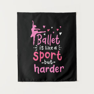 Tapete De Parede Dança de Ballet É Como Um Esporte Mas Difícil