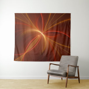 Tapete De Parede Dançar Com A Arte Fractal Moderna Abstrato