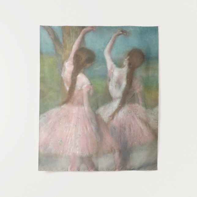 Tapete De Parede Dançarinos em Pink Edgar Degas (Frente)