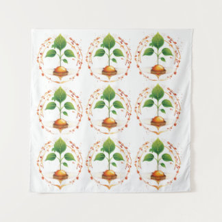 Tapete De Parede Dari Benih Menuju Kehidupan Baru Dekorasi Pernikah