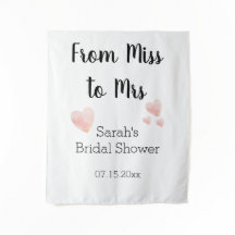 De Miss a Mrs Chuveiro de Noiva Preto e Branco