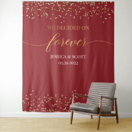 Tapete De Parede Decidimos Para Sempre Fundo de Casamento