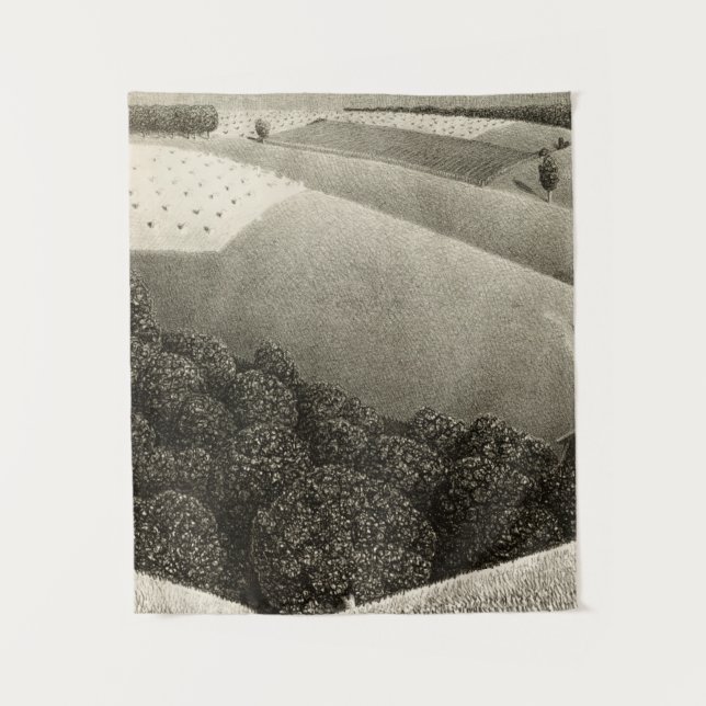 Tapete De Parede Décimo quinto de julho de 1938 por Grant Wood (Frente)