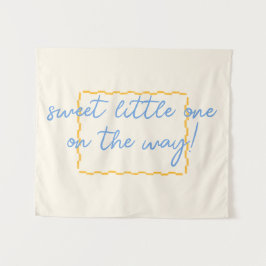 Tapete De Parede Decor de Chá de fraldas bonito e de tendência