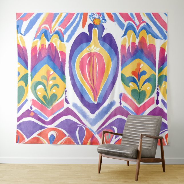 Tapete De Parede decor romeno tradicional (In Situ (Horizontal))