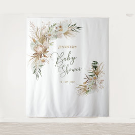 Tapete De Parede Decoração de Fundo de Cena para Chá de Bebê Boho B