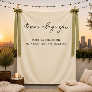 Tapete De Parede Decoração de Recepção de Casamento Personalizada '