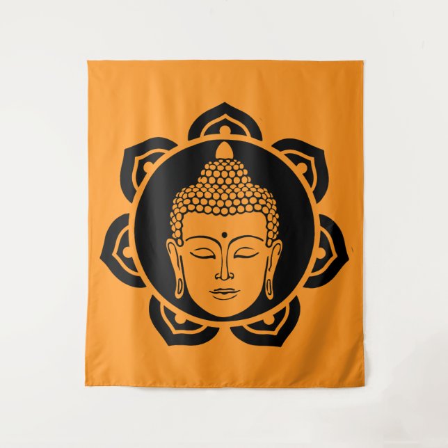 Tapete De Parede Decoração do lar budista (Frente)