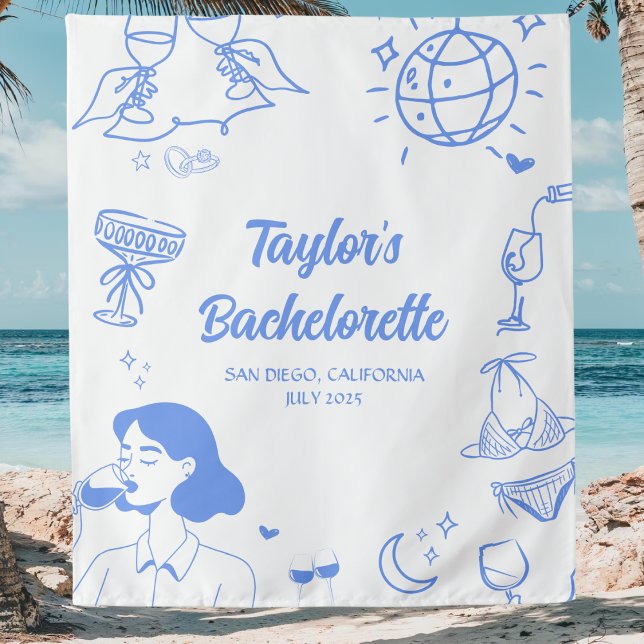 Tapete De Parede Decoração Personalizada de Festa de Despedida de S (Criador carregado)