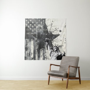 Tapete De Parede Decorum Est Pro Patria Mori Arte Patriótica Liberd