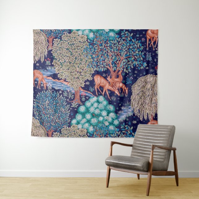 Tapete De Parede Deers in the Forest, William Morris (In Situ (Horizontal))