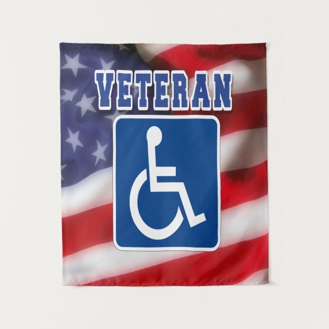 Tapete De Parede deficiente Veteran EUA (Frente)