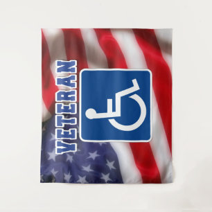 Tapete De Parede deficiente Veteran EUA