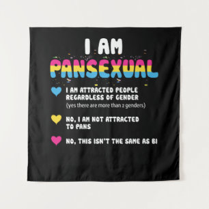 Tapete De Parede Definição Pansexual - Orgulho gay engraçado LGB