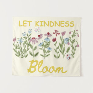 Tapete De Parede Deixe a gentileza Bloom Floral