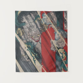 Tapete De Parede Demónio de Ukiyo-e Yokai Ibaraki do japonês por