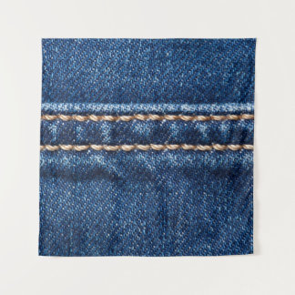 Tapete De Parede Densidade com títulos: a textura do jeans fechado.