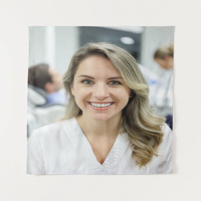 Tapete De Parede Dentist Photo Customize Personalize (Frente)