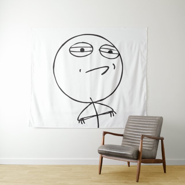 Tapete De Parede desafio de memes aceito le Me (In Situ (Horizontal))
