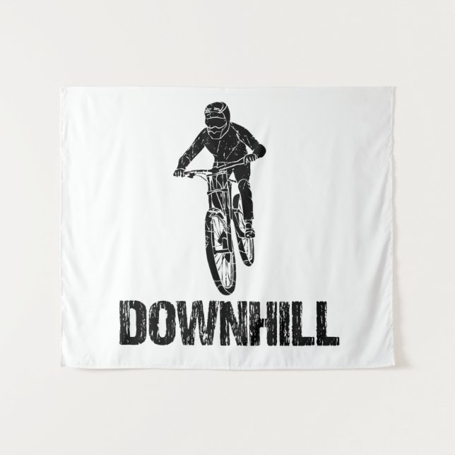 Tapete De Parede Descida Mountain Biker (Frente (Horizontal))