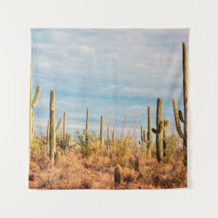Tapete De Parede Deserto com cactos de Saguaro