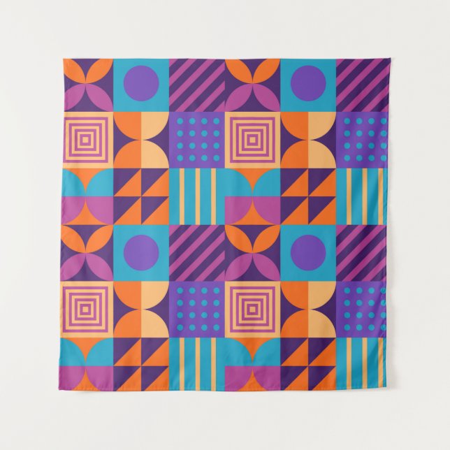 Tapete De Parede Design Abstrac, Papel de parede, fundo Poster. (Frente)