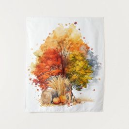 Tapete De Parede Design de Cachorro de Queda de Aquarela - German s