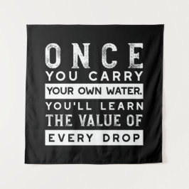 Tapete De Parede Design de Citação de Sabedoria - Valor de Cada Lar