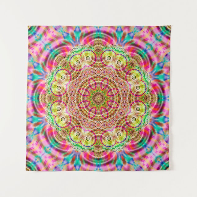 Tapete De Parede Design de flor de Mandala (Frente)