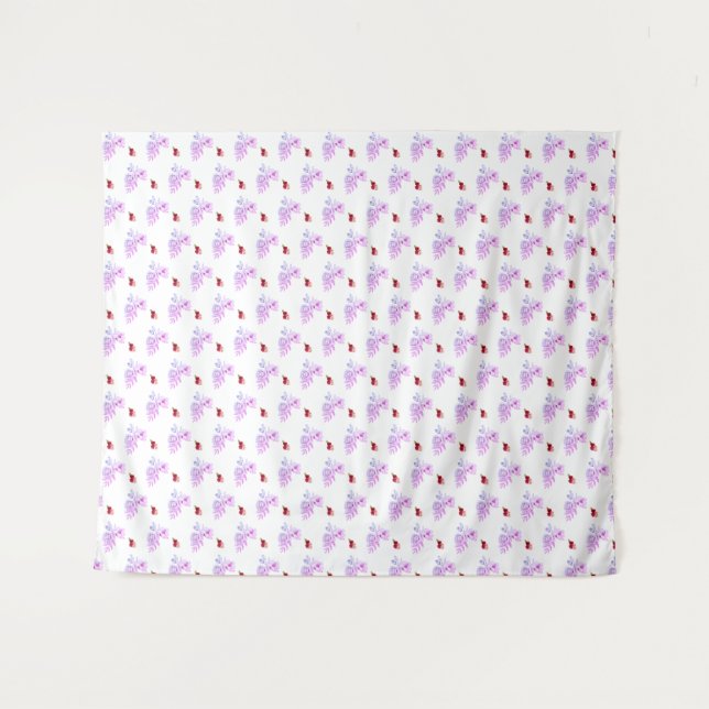 Tapete De Parede design de flores (Frente (Horizontal))