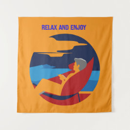 Tapete De Parede Design de Gráfico de Atitude Lenta e Relaxada