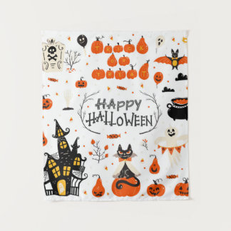 Tapete De Parede Design de Halloween. Clipes de Halloween com