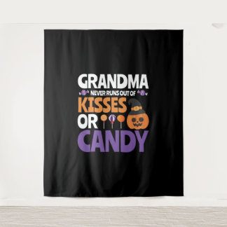 Tapete De Parede Design de Halloween para Vovó Amantes